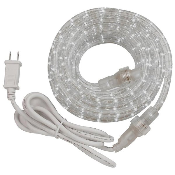 Amertac Rope Light, 120 VAC, 2 W, 144-Lamp, LED Lamp, Daylight Light, 140 Lumens Lumens, 4500 K Color Temp LROPE12W